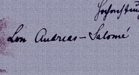 С днём рождения   GESCHWISTERGEHIRN!          150 jahre  lou andreas-salomé     (12.2. 1861 - 5.2. 1937)
